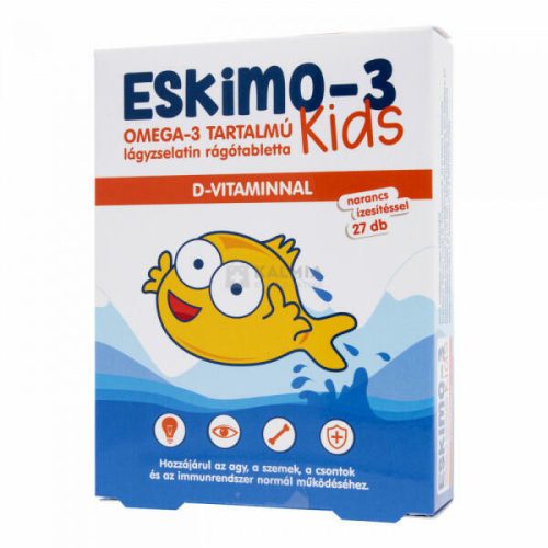ESKIMO 3 KIDS OMEGA-3 DVIT RTABL NAR 27X