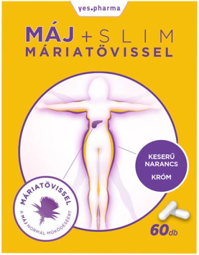 MÁJ+SLIM MÁRIATÖVISSEL KAPSZ 60X PHARMAX