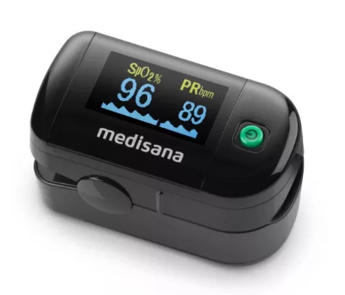 Medisana PM 100 pulzoximéter, fekete