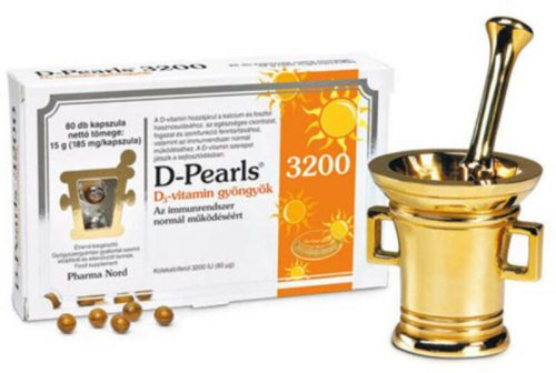 D-PEARLS D3 VIT 3200 GYKAPSZ 80X PHNORD