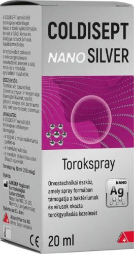 COLDISEPT NANOSILVER TOROKSPRAY 20ML