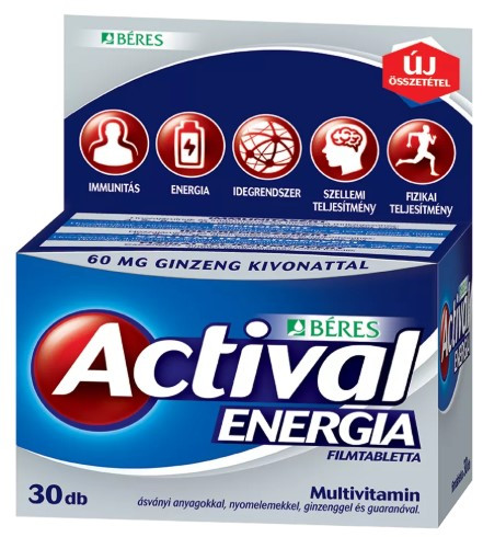 ACTIVAL ENERGIA GINZENG GUARANA FTBL 30X