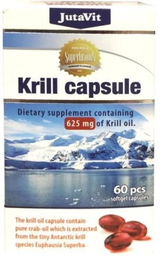 JUTAVIT KRILL OLAJ 625MG KAPSZULA 60X