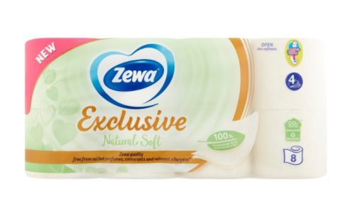 ZEWA EXCLUSIVE NATURALSOFT WC PAPÍR 8X