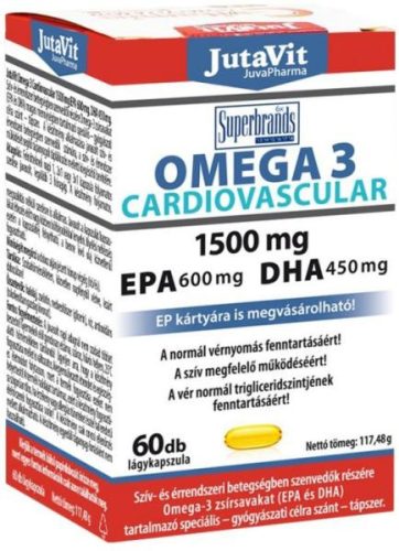 JUTAVIT CARDIOVASC OMEGA3 ÉKIEG KAPS 60X