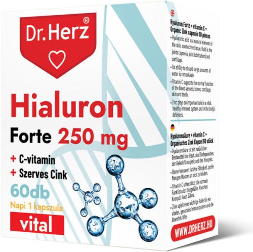 DR.HERZ HIALURON 250MG FORTE KAPSZ 60X