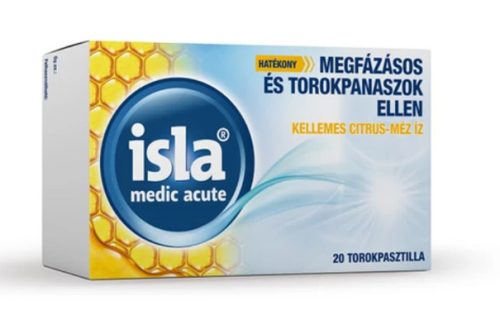 ISLA MED AKUT TOROKPASZT CITROM MÉZ 20X