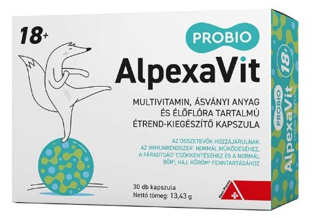 ALPEXAVIT PROBIO 18+ KAPSZULA 30X