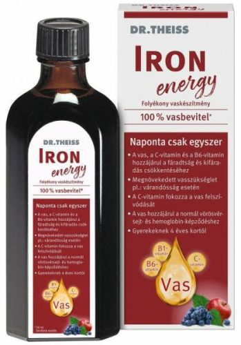 DR.THEISS IRON ENERGY VAS FOLYADÉK 250ML