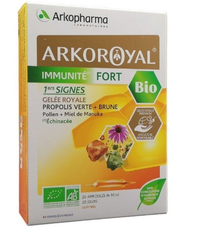 ARKOROYAL BIO IMMUNITÉ FORT AMP 20X 10ML