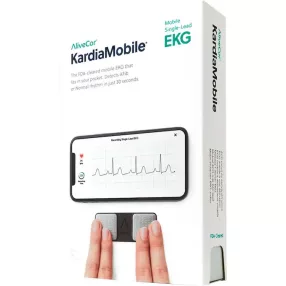 AliveCor KardiaMobile egyelvezetéses mobil EKG-készülék