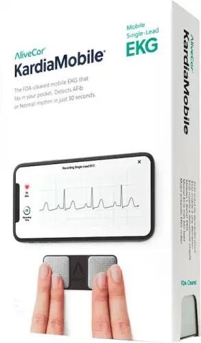 AliveCor KardiaMobile egyelvezetéses mobil EKG-készülék