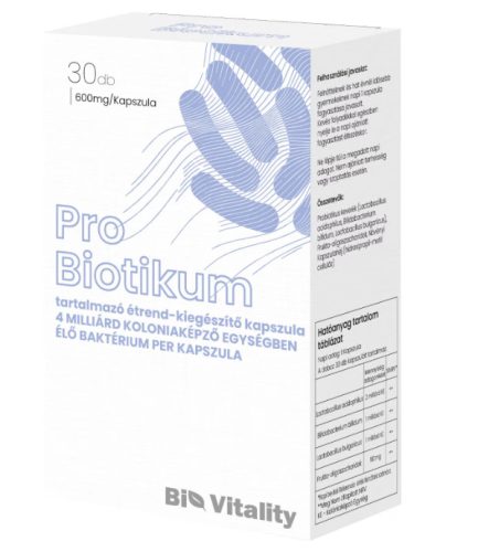 PROBIOTIKUM KAPSZULA 30X BIOVITALITY