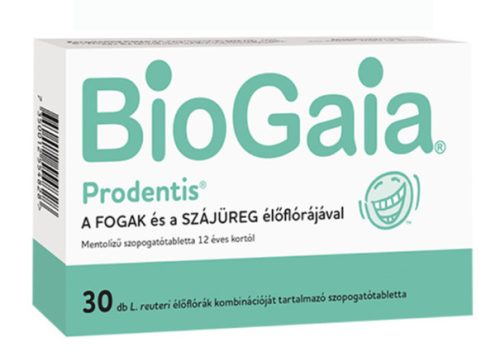 BIOGAIA PRODENTIS SZOP TABL MENTOL 30X