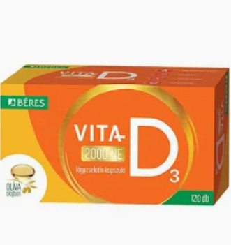 BÉRES VITA-D3 2000NE LÁGYZSEL KAPSZ 120X
