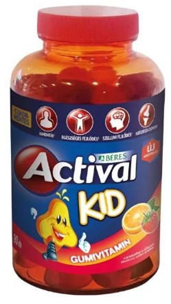 ACTIVAL KID GUMIVITAMIN GUMITABLETTA 90X