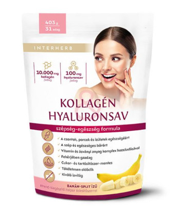 INTERHERB KOLLAGÉN+HYAL BANÁN-SPLIT 403G