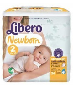 Libero newborn 2 nadrágpelenka 3-6 kg 70x