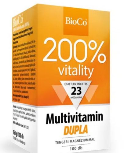 MULTIVITAMIN 200% DUPLA FTBL 100X BIOCO