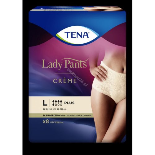 TENA LADY PANTS PLUS NADRPEL L KRÉM 8X