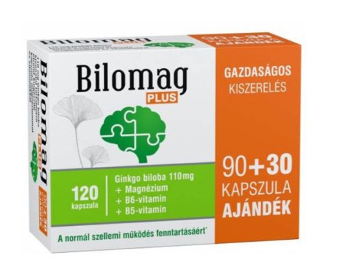 BILOMAG PLUS GINKGO 110MG KAPSZULA 90+30