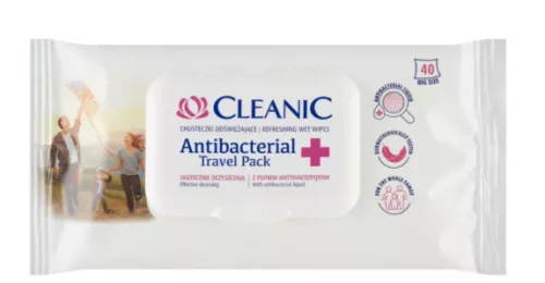 CLEANIC TÖRLŐKENDŐ ANTIBAKT FRISSÍTŐ 40X