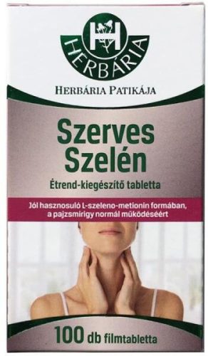 SZERVES SZELÉN ÉKIEG TABLETTA 100X HERB