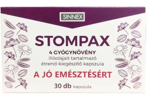 STOMPAX 4 GYÓGYNÖV ÉTRKIEG KAPSZULA 30X