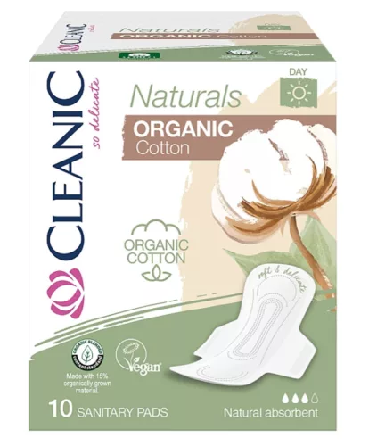 CLEANIC NATURALS ORGANICC DAY EÜ BET 10X