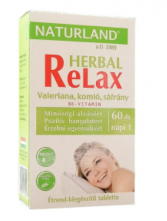 HERBAL RELAX TABLETTA 60X NLAND Đ