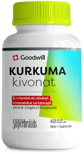 KURKUMA KIV E ÉTRKIEG KAPSZ 60X GOODWILL