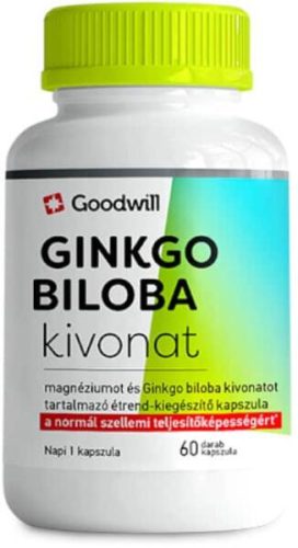 GINKGO MG ÉTRKIEG KAPSZULA 60X GOODWILL