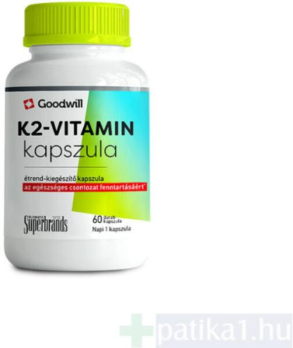 K2 VITAMIN ÉTRKIEG KAPSZULA 60X GOODWILL