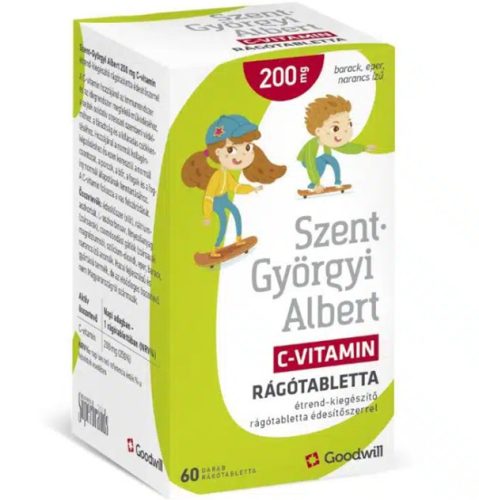 SZENT-GYÖRGYI C VIT 200MG RÁGÓTABL 60X