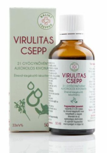 BÁLINT CSEPPEK VIRULITAS ALK KIVONAT50ML