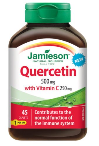 JAMIESON KVERCETIN 500MG C 250MG TBL 45X