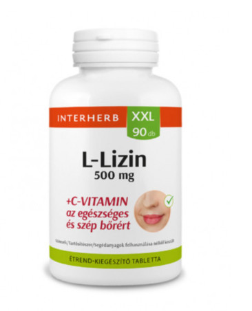 INTERHERB XXL L-LIZIN 500MG C KAPSZ 90X