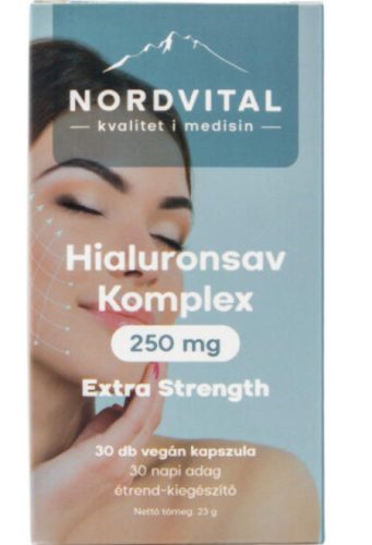 NORDVITAL HIALURON KOMP 250MG KAPSZ 30X
