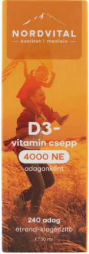 NORDVITAL D3 VITAMIN 4000NE CSEPP 30ML