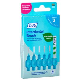 TEPE ORIGINAL FOGKÖZTISZTÍTÓ KEFE KÉK 6X