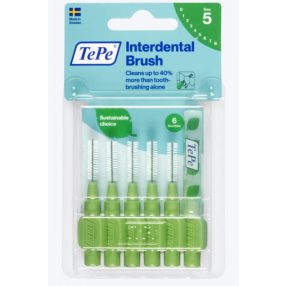 TEPE ORIGINAL FOGKÖZTISZT KEFE ZÖLD 6X