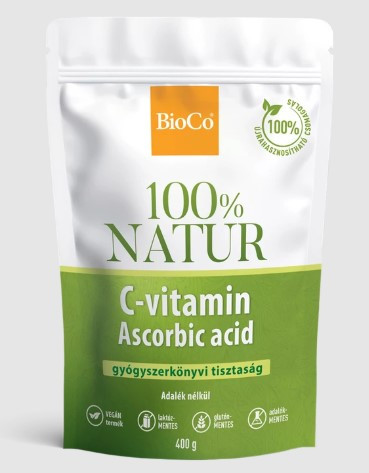 100% NATUR C VITAMIN POR 400G BIOCO