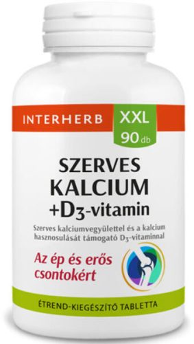 INTERHERB XXL SZERVES CA D3 TABLETTA 90X