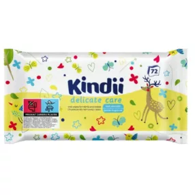 KINDII DELICATE CARE TKENDŐ NEDVES 72X