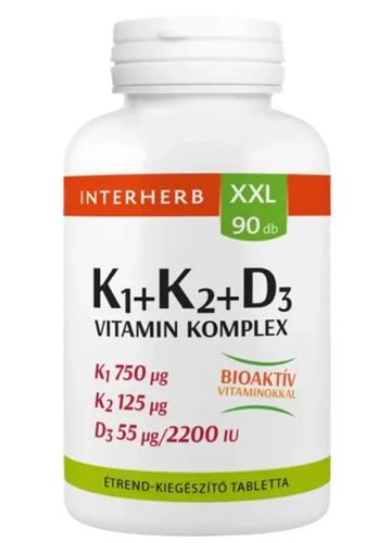INTERHERB XXL K1 K2 D3 KOMPLEX TABL 90X