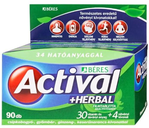 ACTIVAL +HERBAL FILMTABLETTA 90X