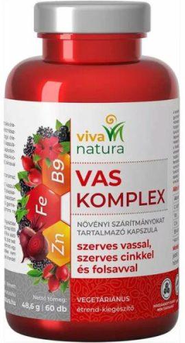 VIVA NATURA VAS KOMPLEX KAPSZULA 60X