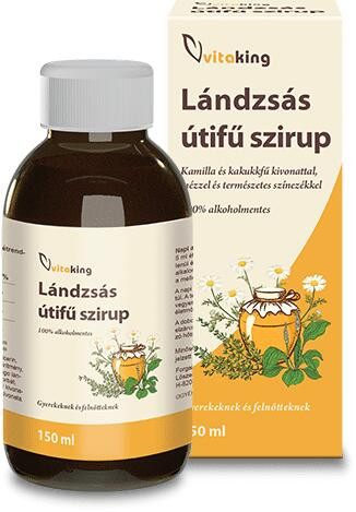 LÁNDZSÁS ÚTIFŰ SZIRUP 150ML VITAKING