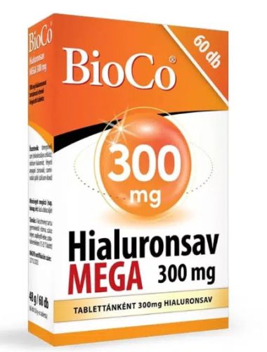 HYALURONSAV 300MG MEGA TABL 60X BIOCO