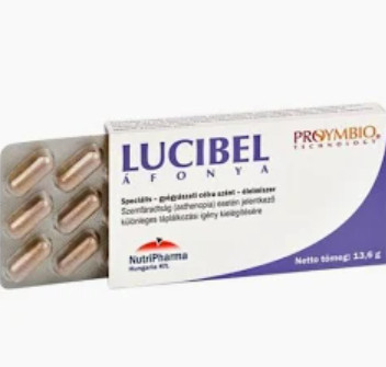 LUCIBEL ÁFONYA SPEC ÉLELMISZER KAPSZ 30X